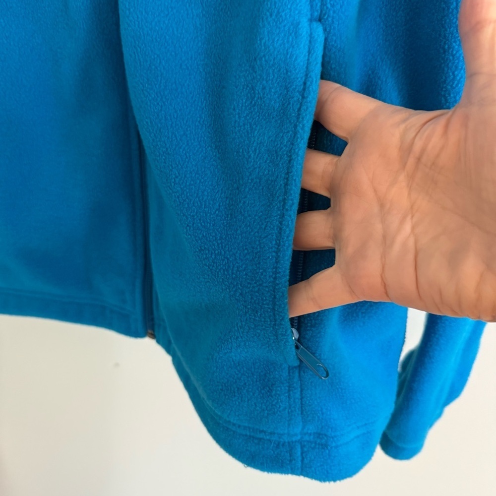 Columbia Bright Blue Fleece Jacket - Picture 5 of 8